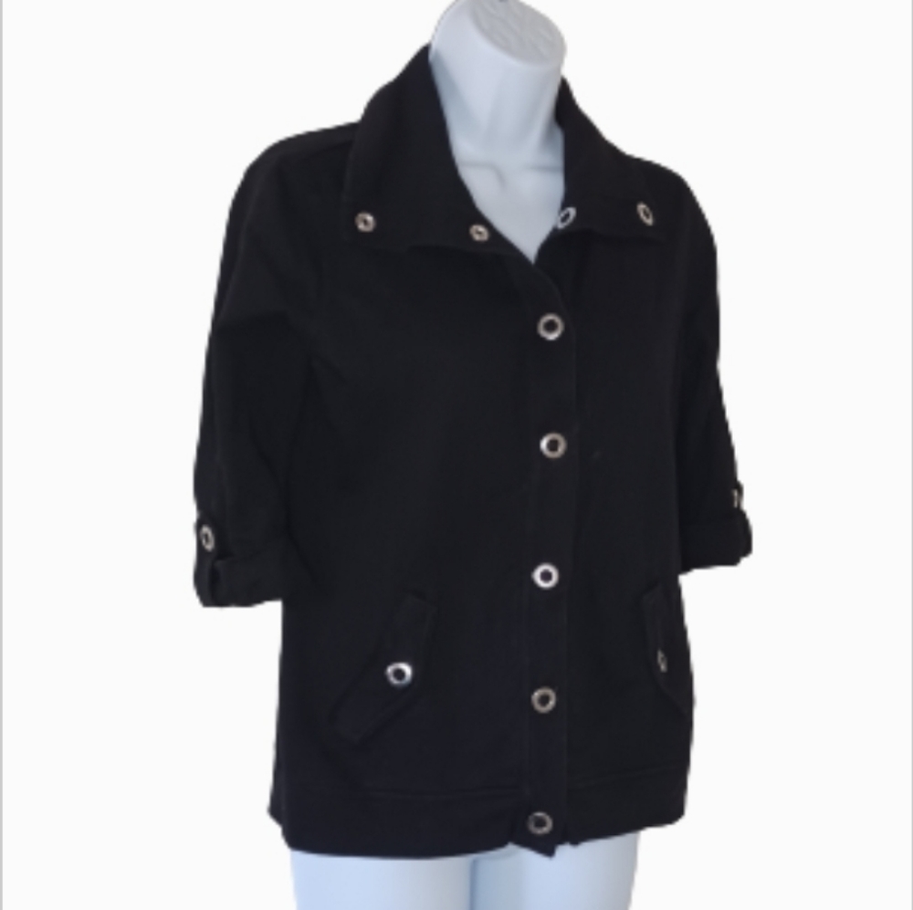 Style and Co Sport Snap Button Jacket, sz S